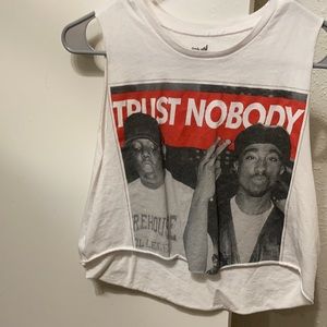Trust Nobody crop top
